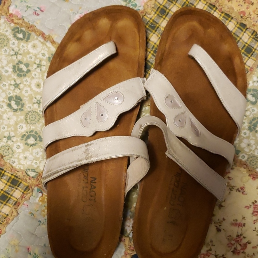 Beige sandals